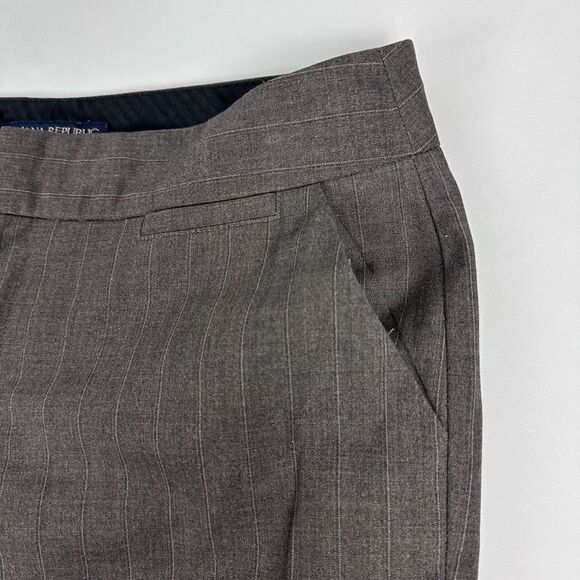 Banana Republic Womens Brown Dress Slacks Trousers size 2 Petite Wide Leg - Picture 12 of 12